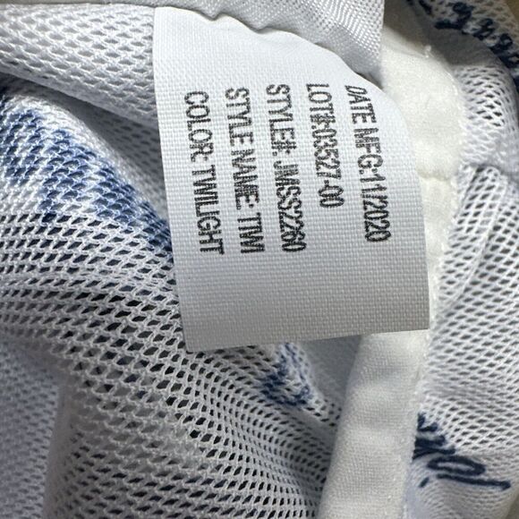 Johnnie-O Board Tiwi Board Short Swim Trunks Mens 2XL XXL Blue Floral Lined - Picture 15 of 15